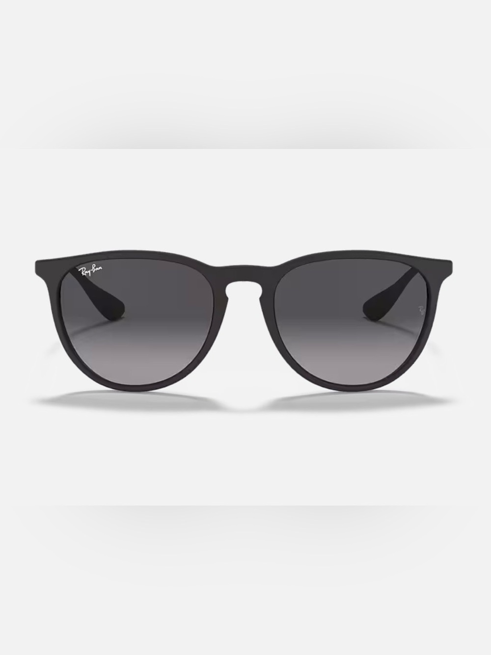Ray-Ban Black Frame Sunglasses with Grey Gradient Lenses